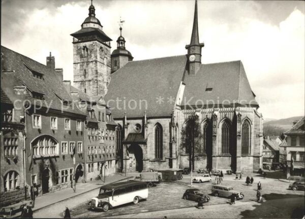 Schmalkalden Altmarkt Kirche Bus