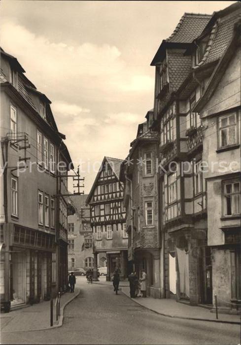 Schmalkalden Salzbrücke und Mohrenstrasse Fachwerkha