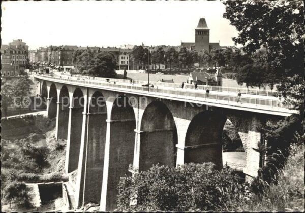 LUXEMBOURG  Luxemburg Viaduc dit Passerelle Avenue de la Gare