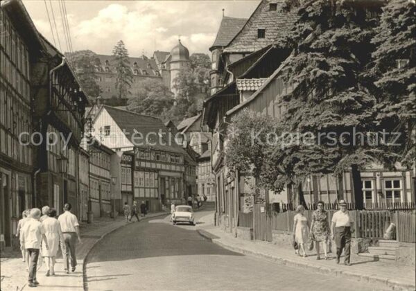 Stolberg Harz Blick zum Schloss jetzt FDGB Erholungsh