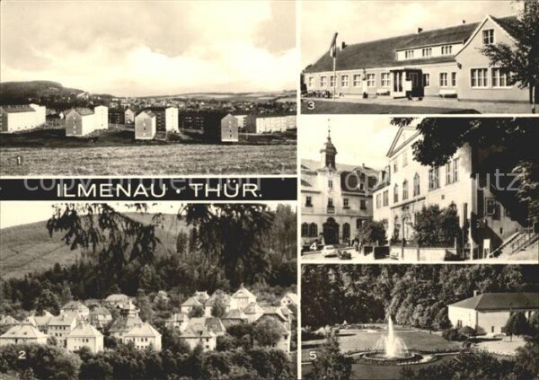 Ilmenau Thueringen Neues Stadtgebiet Kreiskulturhaus Schor