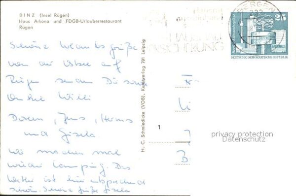 Binz Ruegen Haus Arkona FDGB Urlauberrestaurant Rüg – Bild 2