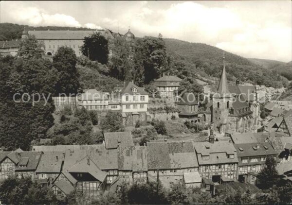 Stolberg Harz Ortsansicht mit Kirche Altstadt Schloss
