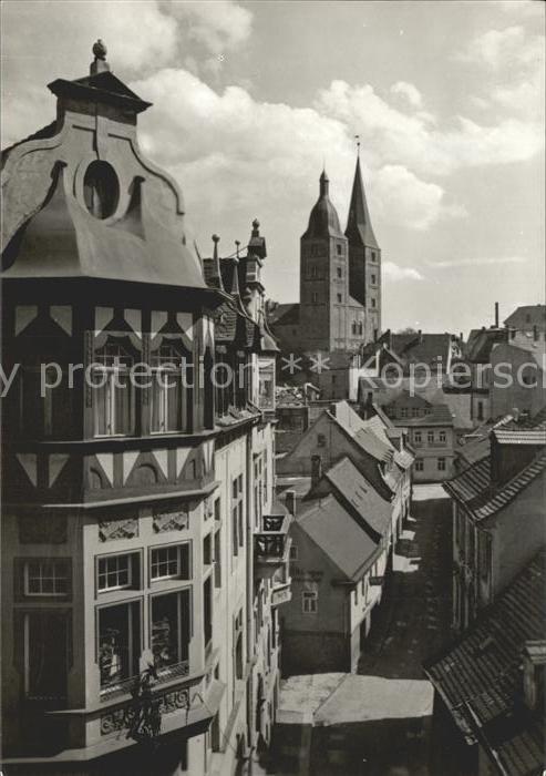 Altenburg Thueringen Blick zu den Roten Spitzen Altstadt Kir