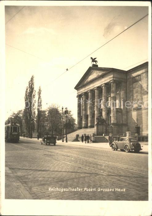 Posen Poznan Reichsgautheater Grosses Haus