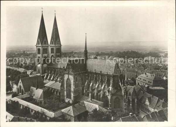 Halberstadt Stadtbild mit Dom