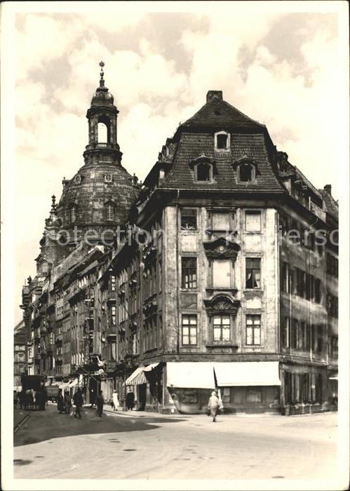 Dresden Frauenkirche vor der Zerstörung im 2. W