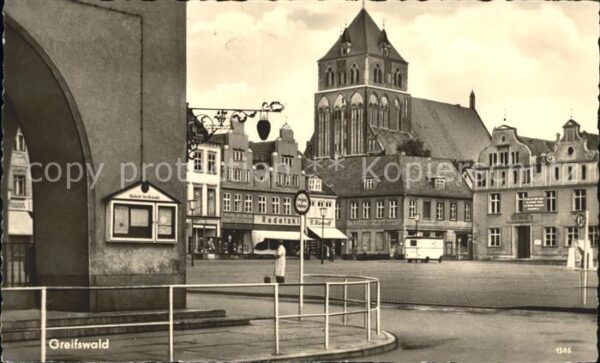 Greifswald Mecklenburg Vorpommern Platz der Freundschaft