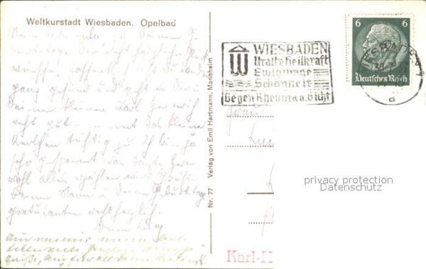 Wiesbaden Opelbad Schwimmbad Weltkurstadt – Bild 2