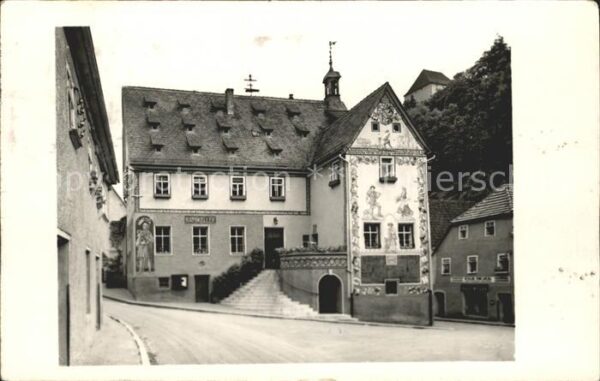 Ziegenrueck Saale Rathaus Fassadenmalerei