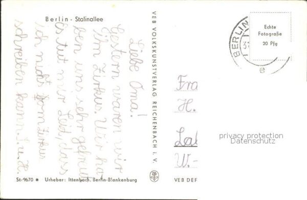 Berlin Stalinallee – Bild 2