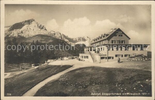 Garmisch-Partenkirchen Adolph Zoeppritzhaus am Kreuzeck Alpen