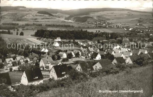 Bruchhausen Hoexter Panorama Weserbergland