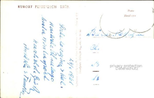 Fehrenbach Thueringer Wald Ortseinfahrt Kurort – Bild 2