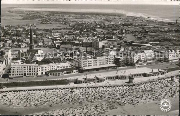 Borkum Nordseebad Fliegeraufnahme