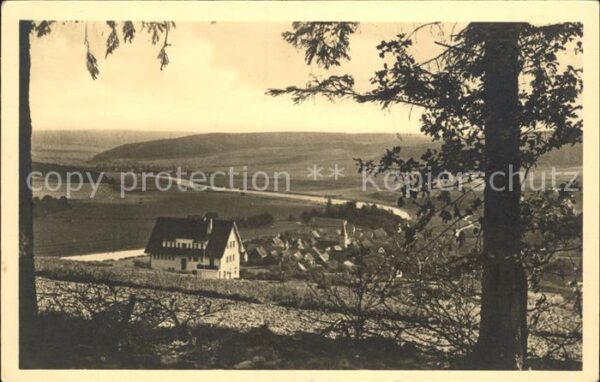 Polle Jugendherberge Panorama Weserbergland