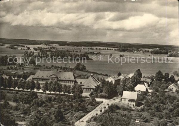 Sternberg Mecklenburg Blick auf Mittelschule und See Naturpar