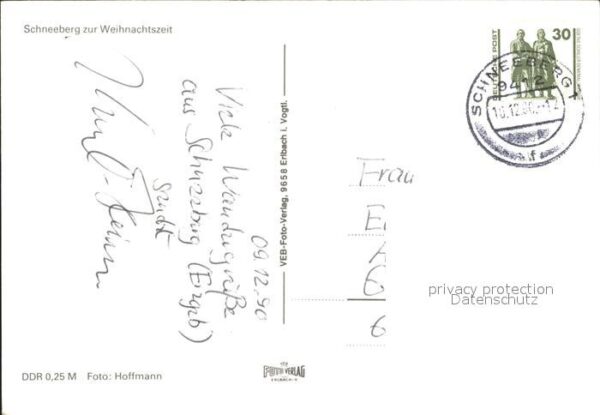 Schneeberg Erzgebirge zur Weihnachtszeit Kirche – Bild 2