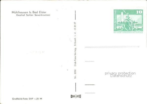 Muehlhausen Vogtland Gasthof Sohler Sauerbrunnen – Bild 2