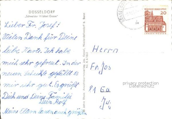 Duesseldorf Schneider Wibbel Gasse Strassencafe – Bild 2