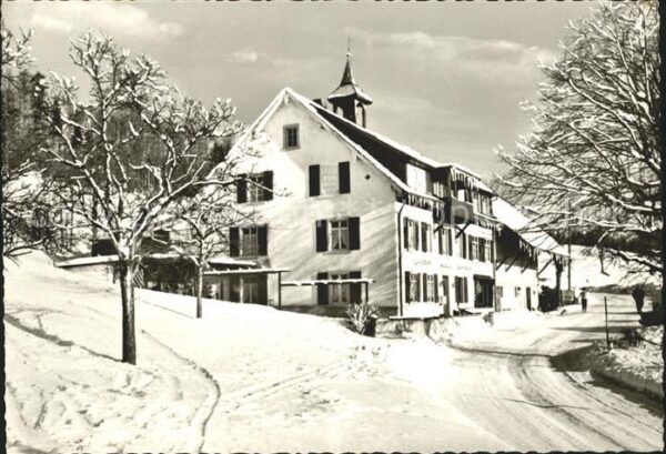 Schlechtbach Schopfheim Gasthof Pension Auerhahn im Winter Höhe