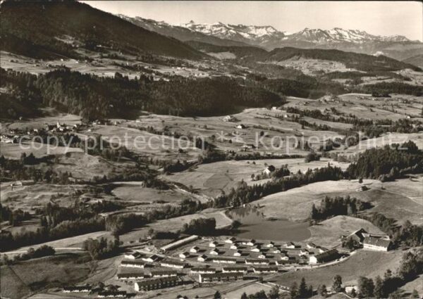 Hinterhalden Oberstaufen Eibelesmühle Alpenpanorama Fliegeraufna