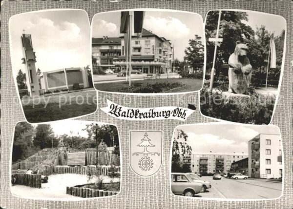 Waldkraiburg Teilansichten Die moderne Stadt im Grün