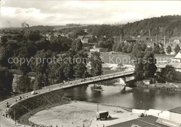Colditz Brücke 20. Jahrestag der DDR