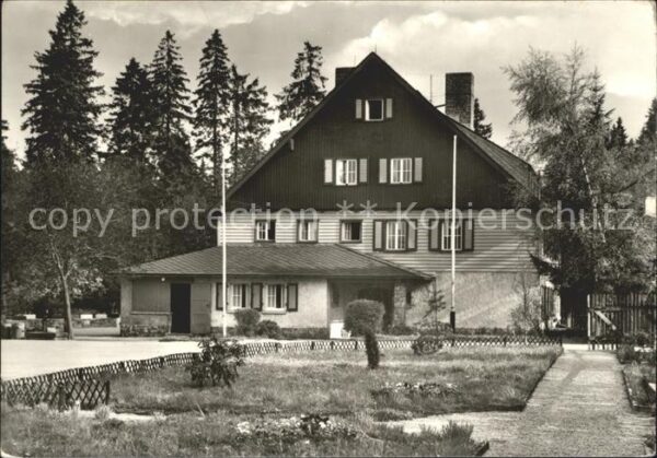 Weitersglashuette Erzgebirge FDGB Erholungsheim Otto Hempel