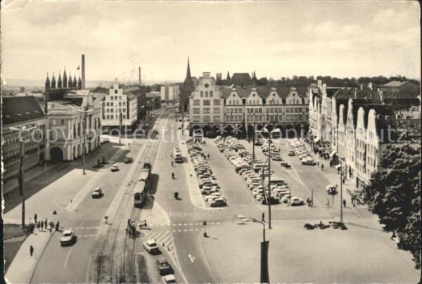 Rostock Blick auf Ernst Thälmann Platz
