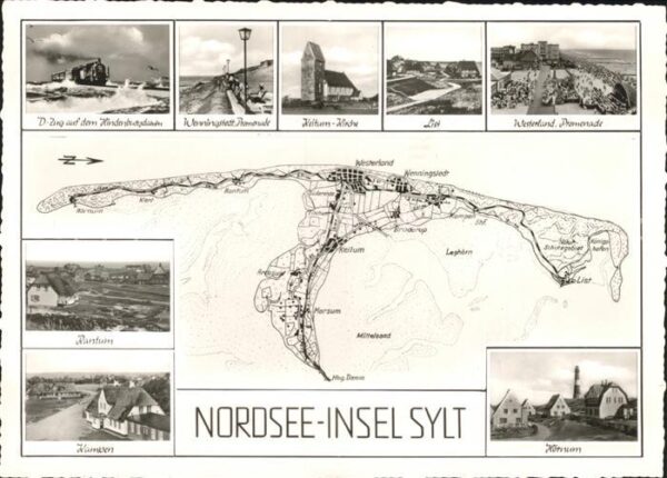 Sylt Kampen Rantum Zug Hindenburgsdamm List