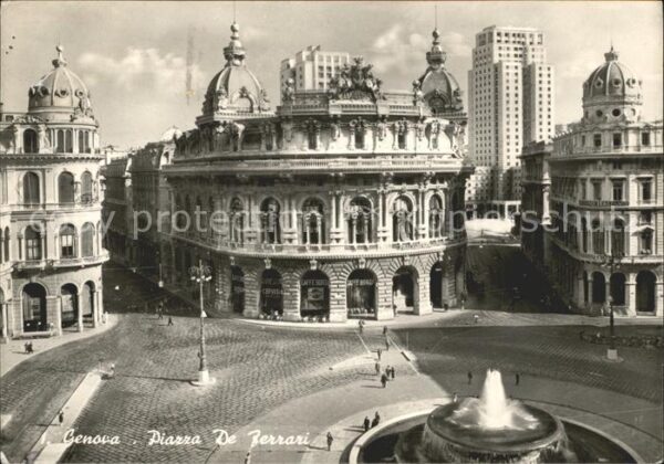 Genova Genua Liguria Piazza de Ferrari
