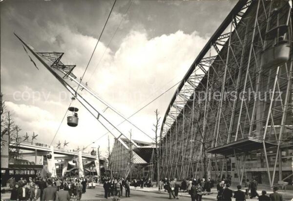 Bruxelles Bruessel Pavillon Frankreich Exposition Universe