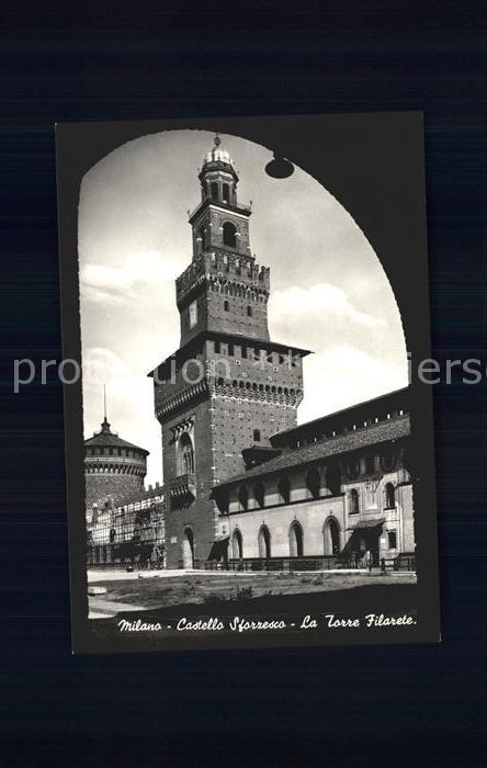 Milano Castello Sforzesco Torre Filarete