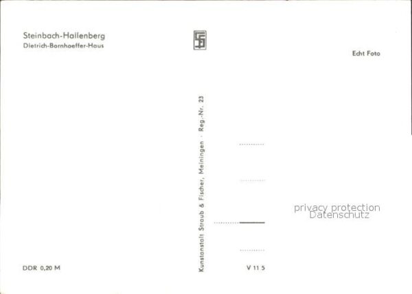 Steinbach-Hallenberg Dietrich Bornhoeffer Haus – Bild 2