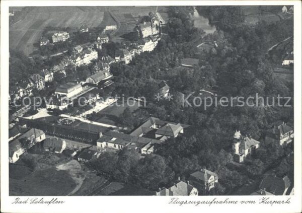 Bad Salzuflen Fliegeraufnahme Kurpark