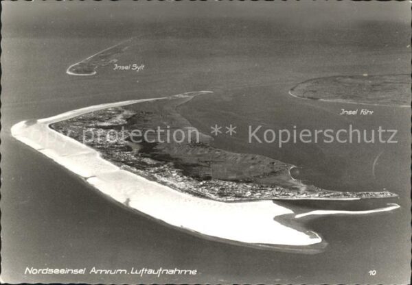 Amrum Fliegeraufnahme Sylt Föhr