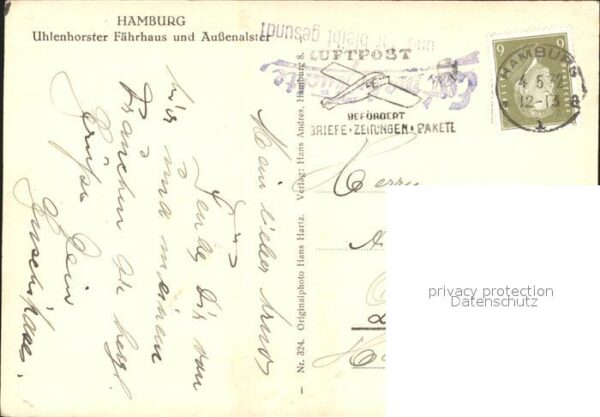 Hamburg Uhlenhorster Fährhaus Aussenalster – Bild 2