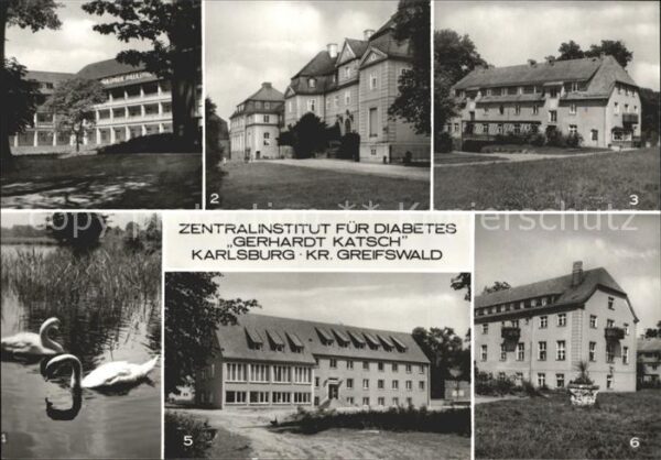 Karlsburg Greifswald Zentralinstitut Diabetes Barockschloss