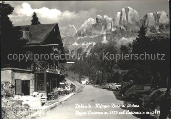Passo Carezza Rifugio Duca di Pistoia Passo Carezza