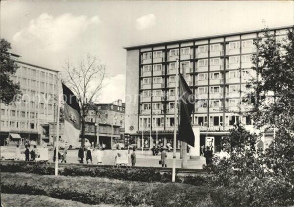 Karl-Marx-Stadt Hochhaus Cafe Freundschaft Hotel Moskau