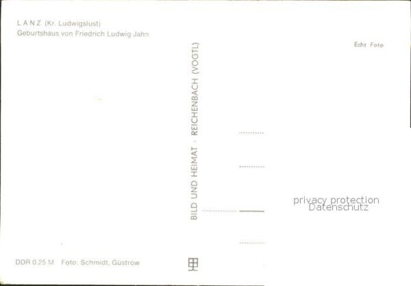 Lanz Lenzen Geburtshaus Friedrich Ludwig Jahn – Bild 2