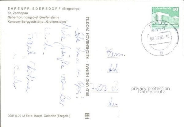 Ehrenfriedersdorf Erzgebirge Greifensteine Konsum Berggaststätte – Bild 2