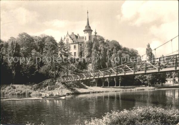 Grimma Gottersburg Hängebrücke Mulde