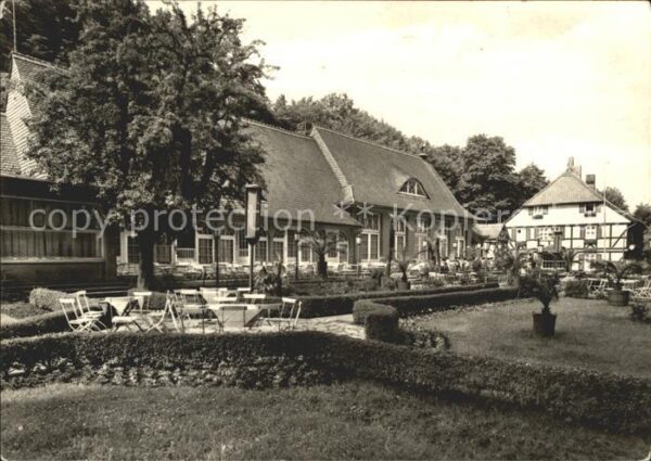Wernigerode Harz Konsum Grossgaststätte Storchmühle