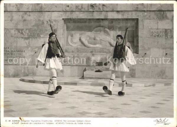 Athen Griechenland Denkmal Unbekanntes Soldaten