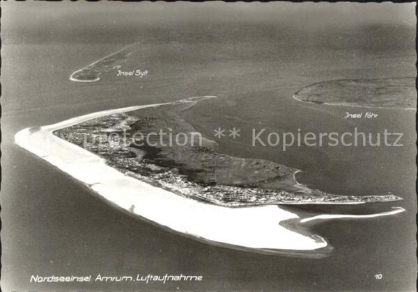 Amrum Fliegeraufnahme Sylt Föhr