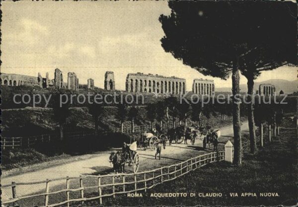 Roma Rom Wasserleitung Glaudio Appia nuova Stras