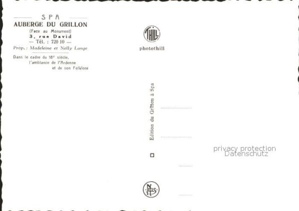 Spa Liege Auberge du Grillon Face Monument – Bild 2