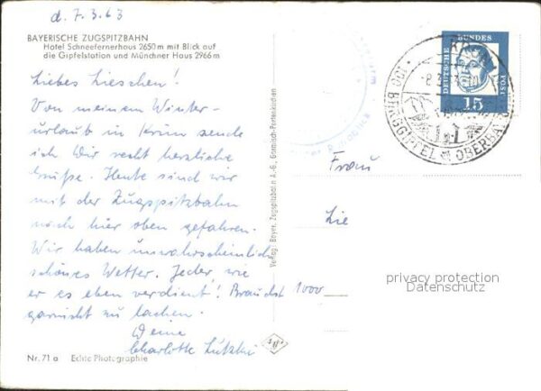 Zugspitze Zugspitzbahn Hotel Schneefernerhaus Gip – Bild 2